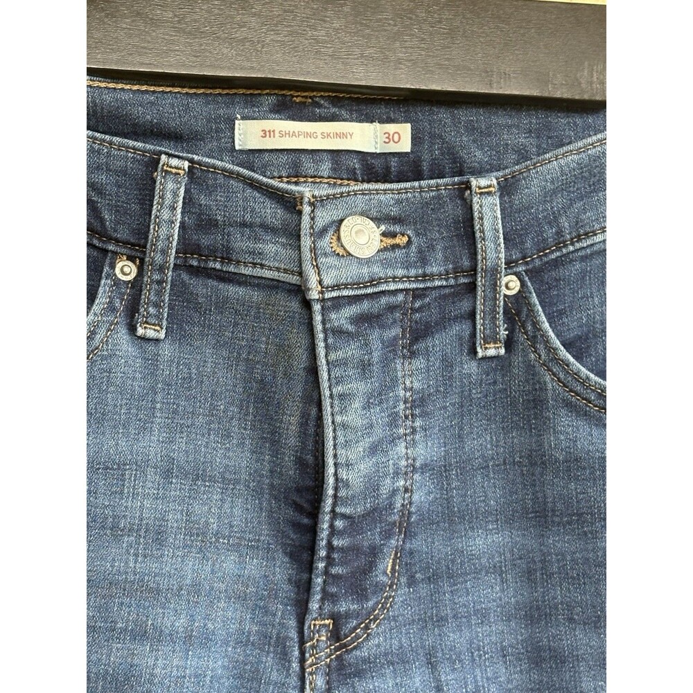 Levis 311 Shaping Skinny Women's Size 30 Blue Stretch Medium Wash Denim Jeans - Picture 8 of 8